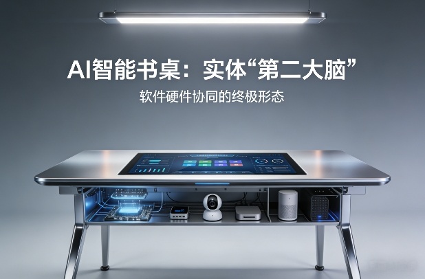 AI智能书桌搭建，构建你的实体“第二大脑”，软件硬件协同的终极形态-低成本创业项目大全｜短视频带货+AI副业变现｜知行创业网