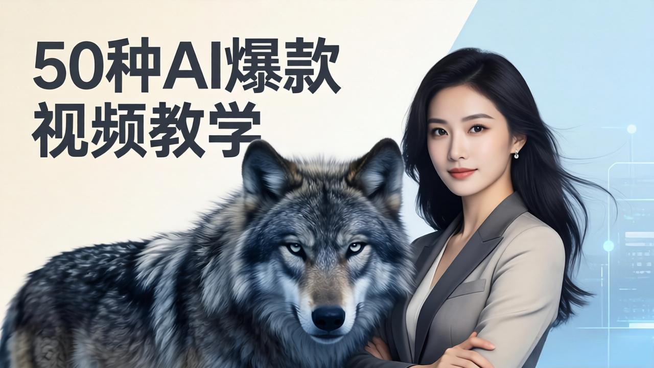 （17815期）50种AI爆款视频教学：影视级古诗词+治愈萌宠+山海经蛟龙，高阶宝典商业落地-低成本创业项目大全｜短视频带货+AI副业变现｜知行创业网