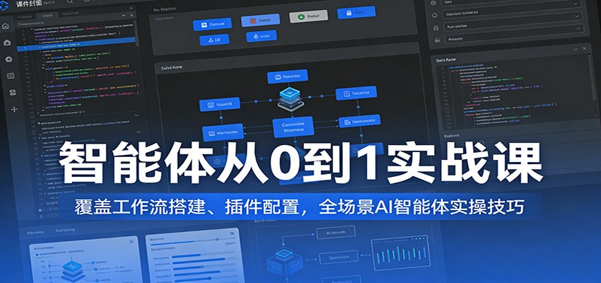 智能体从0到1实战课：覆盖工作流搭建、插件配置，全场景AI智能体实操技巧-低成本创业项目大全｜短视频带货+AI副业变现｜知行创业网
