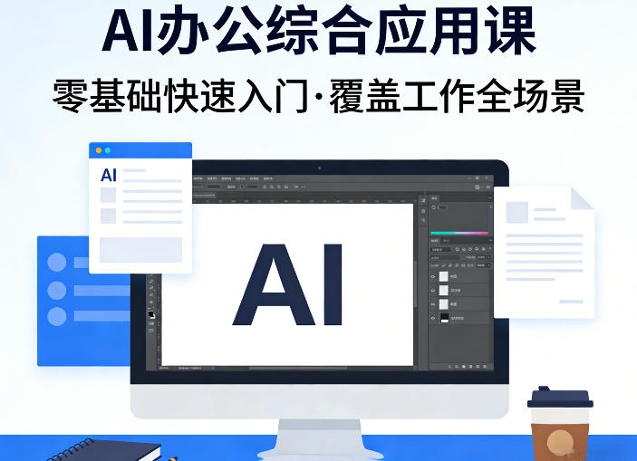 AI办公综合应用课，零基础快速入门，覆盖了工作中各种应用场景-低成本创业项目大全｜短视频带货+AI副业变现｜知行创业网