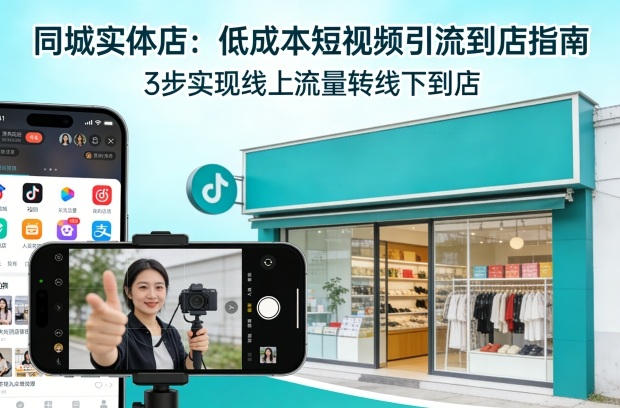 同城实体店,如何低成本把客户从短视频带到线下门店-低成本创业项目大全|短视频带货+AI副业变现|知行创业网