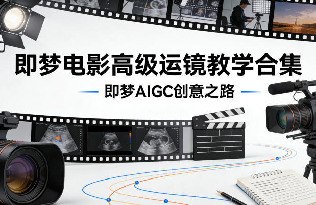 即梦电影高级运镜教学合集，即梦AIGC创意之路-低成本创业项目大全｜短视频带货+AI副业变现｜知行创业网