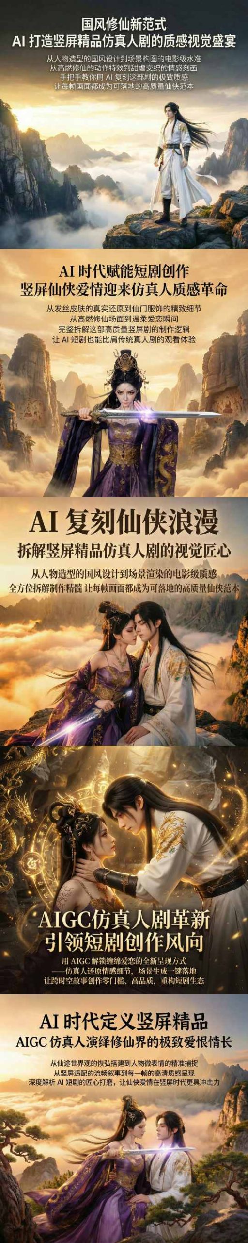 图片[2]-AIGC仿真人《合欢宗》短剧教学，用AIGC解锁缠绵爱恋的全新呈现方式，让跨时空故事创作零门槛、高品质，重构短剧生态-低成本创业项目大全｜短视频带货+AI副业变现｜知行创业网