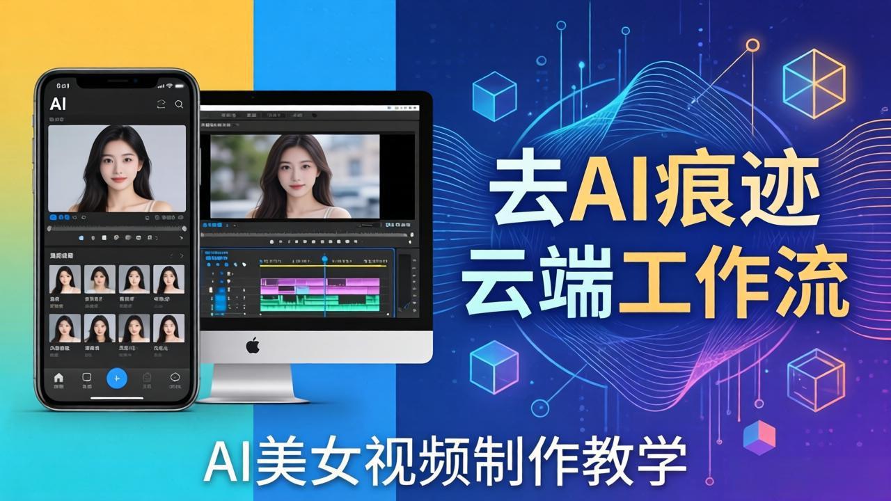 （17928期）AI美女视频制作教学：去AI痕迹，云端工作流出图，手机电脑均可，不需要配置-低成本创业项目大全｜短视频带货+AI副业变现｜知行创业网