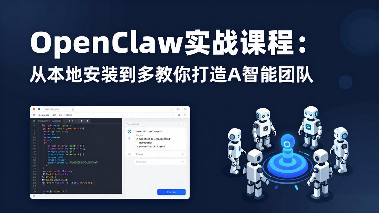 （17883期）OpenClaw实战课程：从本地安装到多Agent协同，手把手教你打造AI智能团队-低成本创业项目大全｜短视频带货+AI副业变现｜知行创业网