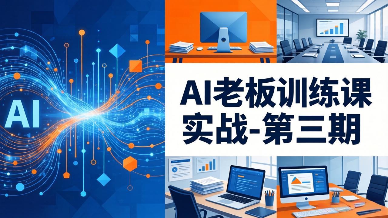 (18025期) AI老板训练课实战-第三期:AI+内容应用落地教学,从0到1打通AI变现完整路径-低成本创业项目大全|短视频带货+AI副业变现|知行创业网