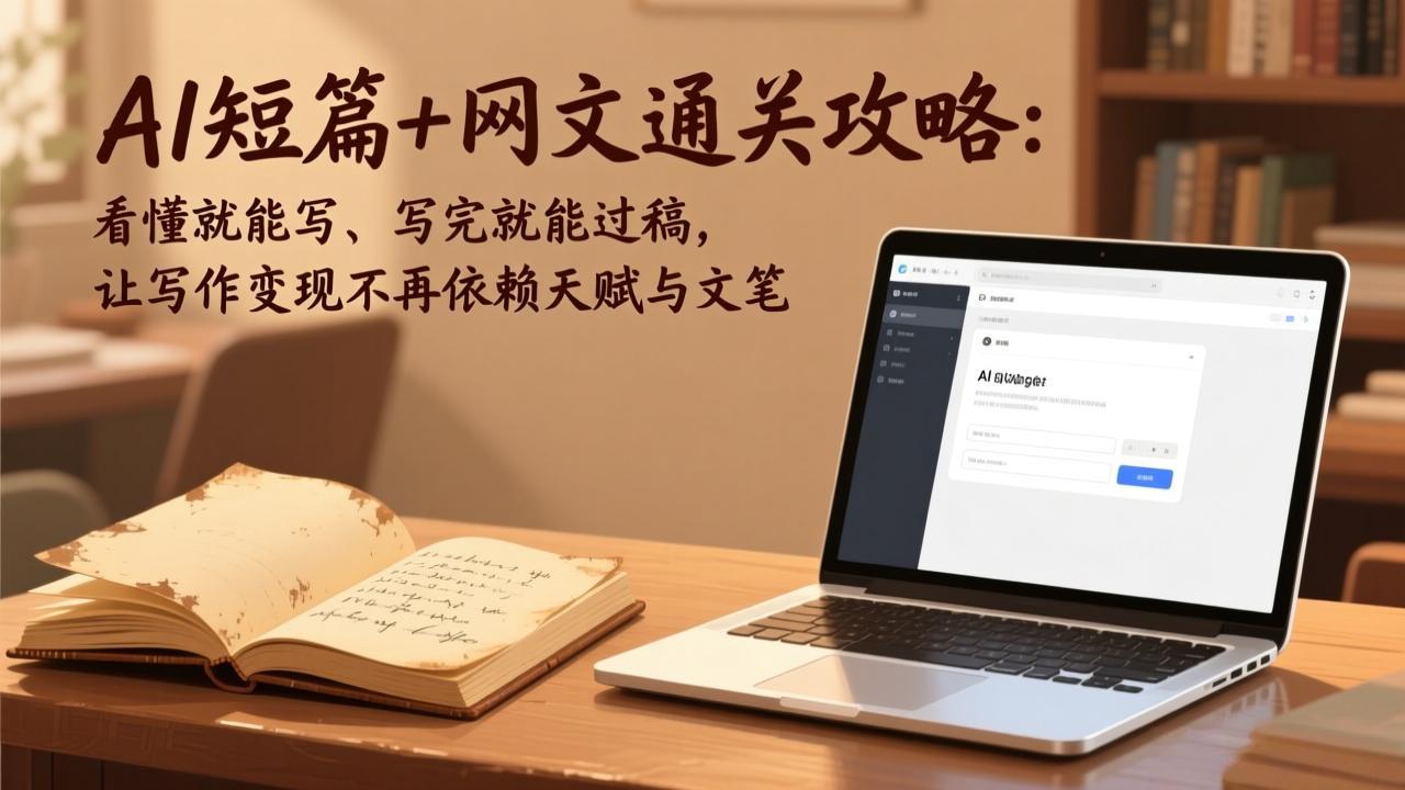 （18064期）AI短篇+网文通关攻略-更新4月：看懂就能写、写完就能过稿，让写作变现不再依赖天赋与文笔-低成本创业项目大全｜短视频带货+AI副业变现｜知行创业网