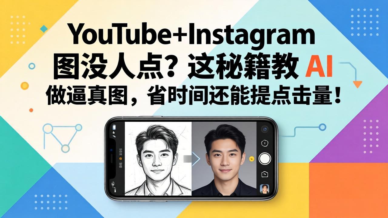 （17911期）YouTube+Instagram 图没人点？这秘籍教 AI 做逼真图，省时间还能提点击量-低成本创业项目大全｜短视频带货+AI副业变现｜知行创业网