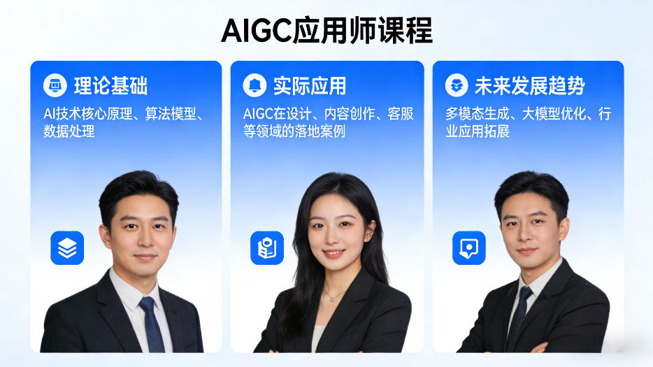 AIGC应用师课程,覆盖了AI技术的理论基础、实际应用、以及未来发展趋势-低成本创业项目大全|短视频带货+AI副业变现|知行创业网