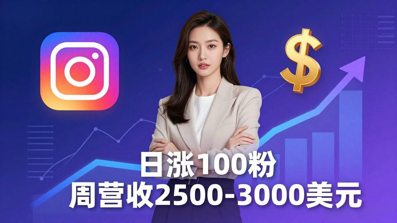 （18299期）想做数字产品？Sheri亲授：日涨100粉、每周2500至3000美元的营收，Instagram躺着赚-低成本创业项目大全｜短视频带货+AI副业变现｜知行创业网