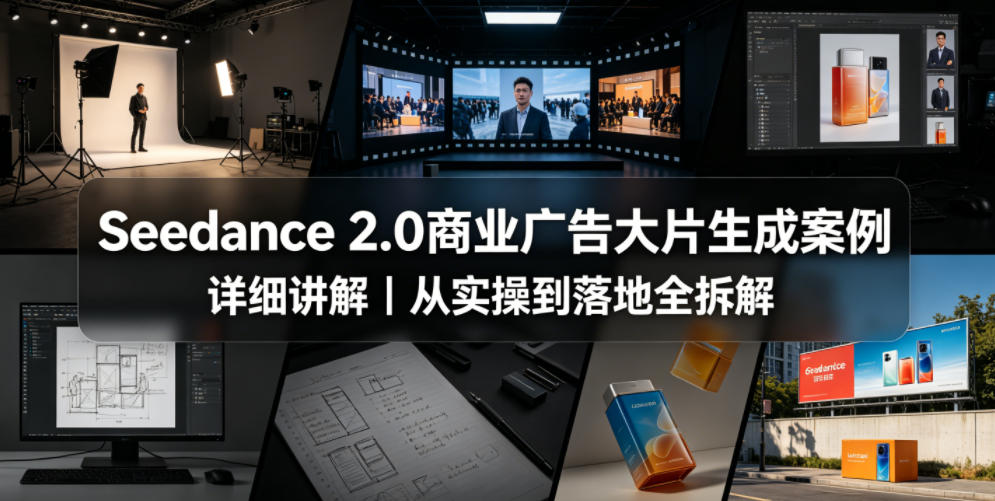 Seedance 2.0商业广告大片生成案例详细讲解｜从实操到落地全拆解-低成本创业项目大全｜短视频带货+AI副业变现｜知行创业网
