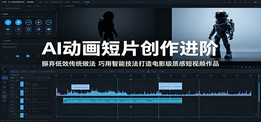 AI动画短片创作进阶：摒弃低效传统做法，巧用智能技法打造电影级质感短视频作品-低成本创业项目大全｜短视频带货+AI副业变现｜知行创业网