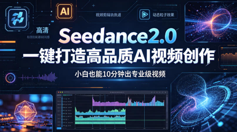 Seedance2.0一键打造高品质AI视频创作，小白也能10分钟出专业级视频-低成本创业项目大全｜短视频带货+AI副业变现｜知行创业网