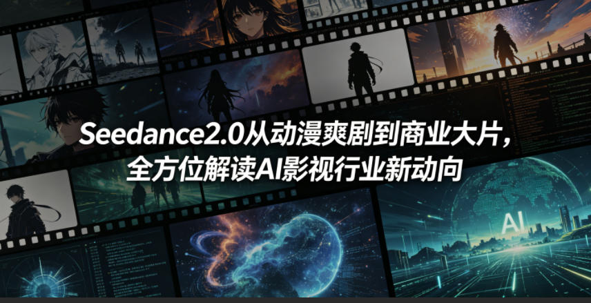 Seedance2.0从动漫爽剧到商业大片，全方位解读AI影视行业新动向-低成本创业项目大全｜短视频带货+AI副业变现｜知行创业网