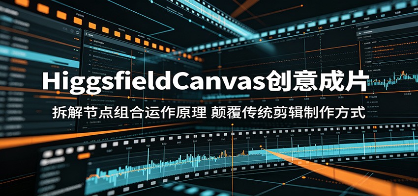 HiggsfieldCanvas创意成片：拆解节点组合运作原理，颠覆传统剪辑制作方式-低成本创业项目大全｜短视频带货+AI副业变现｜知行创业网