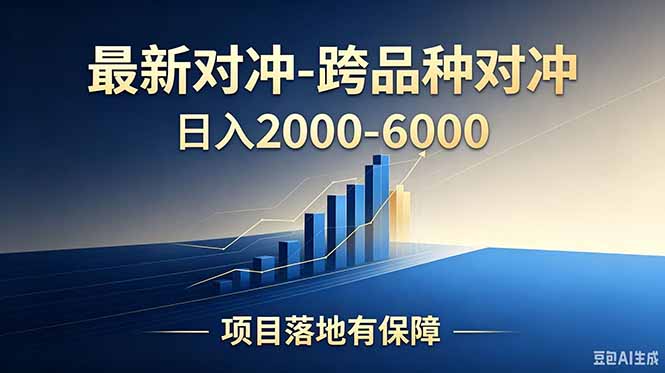 (18843期)跨品种对冲震撼首发!日收益2000-6000+,项目绿色长久,安全稳健,合规靠谱,可批量放大-低成本创业项目大全|短视频带货+AI副业变现|知行创业网