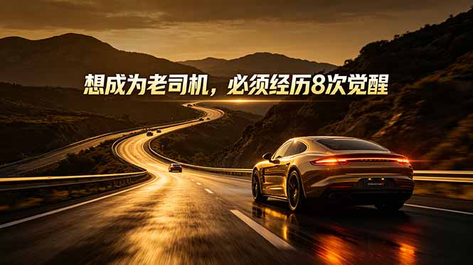 (18811期)付费文章:想成为老司机,必须经历8次觉醒-低成本创业项目大全|短视频带货+AI副业变现|知行创业网