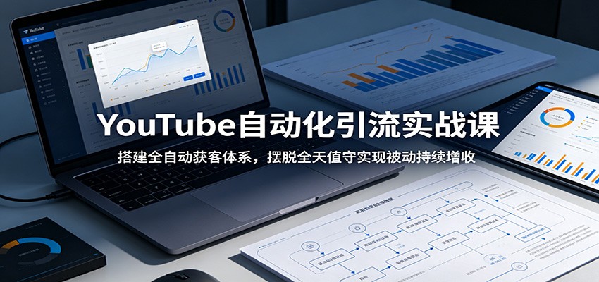 YouTube自动化引流实战课：搭建全自动获客体系，摆脱全天值守实现被动持续增收-低成本创业项目大全｜短视频带货+AI副业变现｜知行创业网