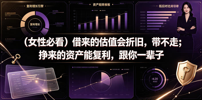 付费文章：（女性必看）借来的估值会折旧，带不走；挣来的资产能复利，跟你一辈子-低成本创业项目大全｜短视频带货+AI副业变现｜知行创业网