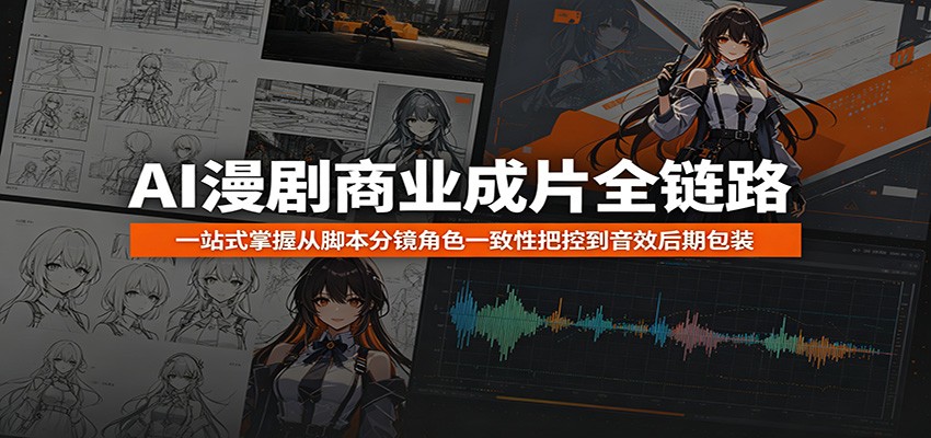 AI漫剧商业成片全链路：一站式掌握从脚本分镜角色一致性把控到音效后期包装-低成本创业项目大全｜短视频带货+AI副业变现｜知行创业网
