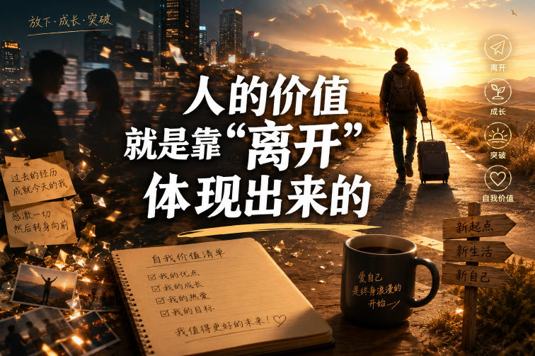 付费文章:人的价值就是靠“离开”体现出来的-低成本创业项目大全|短视频带货+AI副业变现|知行创业网