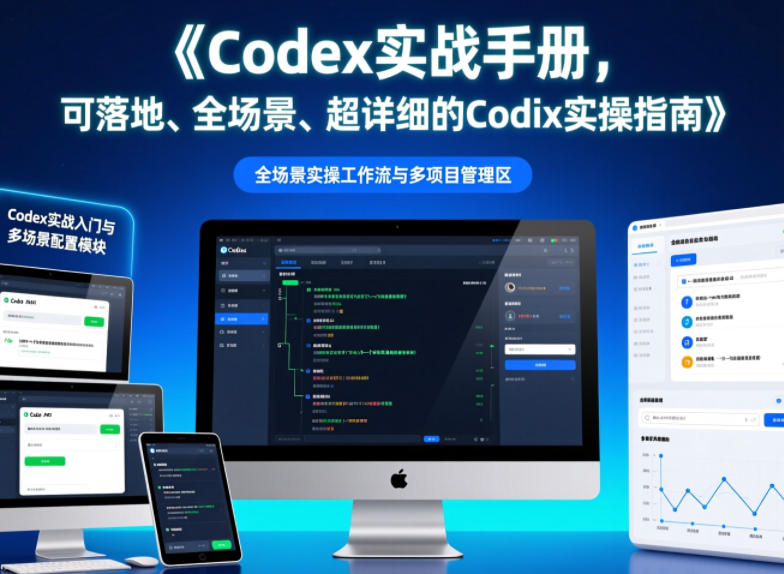 Codex实战手册,可落地、全场景、超详细的Codex实操指南-低成本创业项目大全|短视频带货+AI副业变现|知行创业网