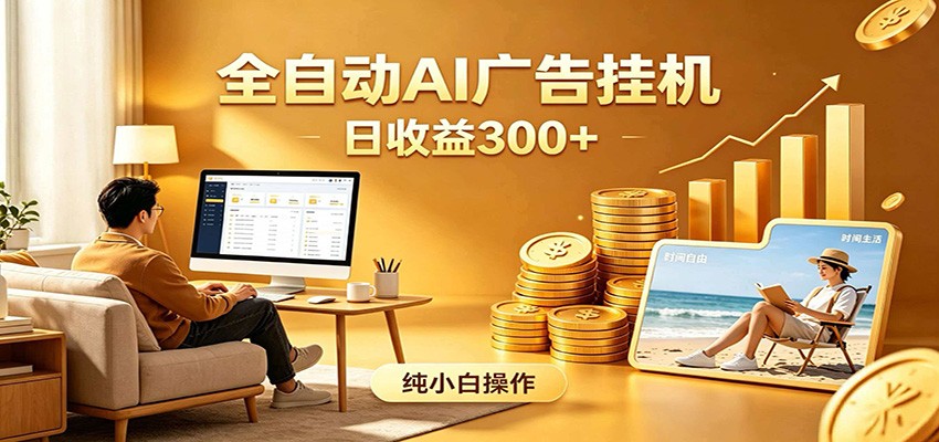 AI风口项目，全程解放双手，后台自动运行赚取收益，每天稳定收益300+-低成本创业项目大全｜短视频带货+AI副业变现｜知行创业网