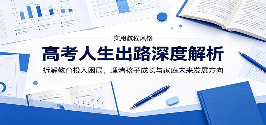 高考人生出路深度解析：拆解教育投入困局，理清孩子成长与家庭未来发展方向-低成本创业项目大全｜短视频带货+AI副业变现｜知行创业网