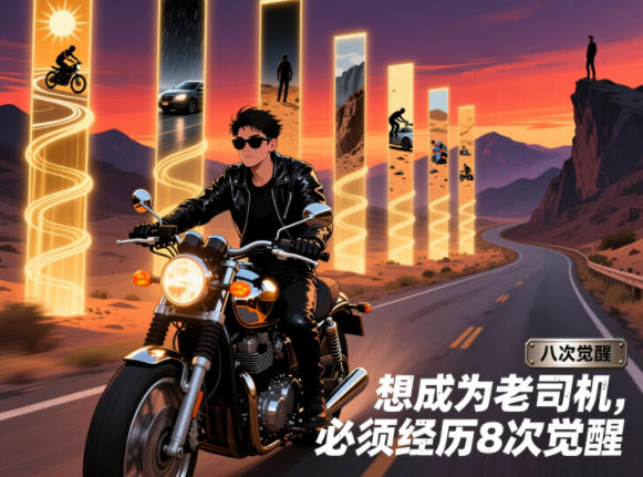 付费文章：想成为老司机，必须经历8次觉醒-低成本创业项目大全｜短视频带货+AI副业变现｜知行创业网