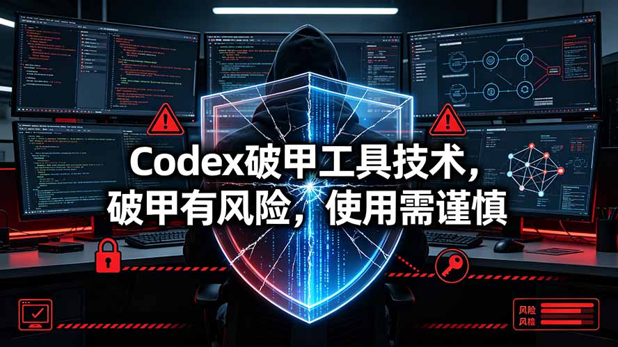 （19533期）Codex破甲工具技术，破甲有风险，使用需谨慎-低成本创业项目大全｜短视频带货+AI副业变现｜知行创业网