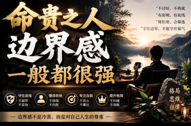 （19588期）付费文章：命贵之人，边界感一般都很强，从五大维度拆解建立强边界的实操方法-低成本创业项目大全｜短视频带货+AI副业变现｜知行创业网