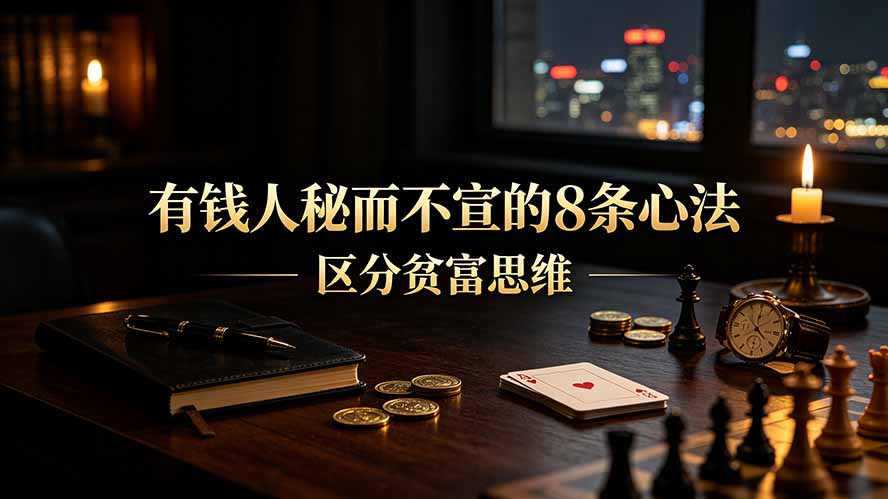（19413期）付费文章：有钱人秘而不宣的8条心法｜区分贫富思维-低成本创业项目大全｜短视频带货+AI副业变现｜知行创业网