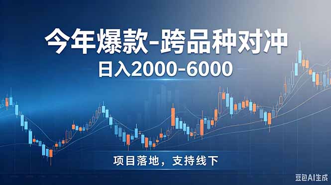 （19143期）跨品种最新对冲震撼首发！日收益2000-6000+，项目绿色长久，安全稳健，合规靠谱，可批量放大-低成本创业项目大全｜短视频带货+AI副业变现｜知行创业网
