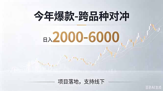 (19150期)2026创业新风口—跨品种对冲震撼首发!日收益2000-6000+,项目绿色长久,安全稳健-低成本创业项目大全|短视频带货+AI副业变现|知行创业网