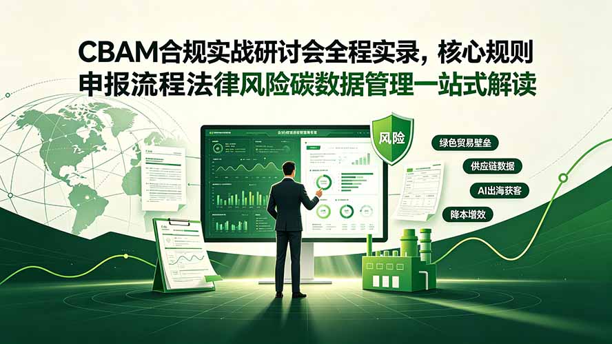（19235期）CBAM合规实战研讨会全程实录，核心规则申报流程法律风险碳数据管理一站式解读-低成本创业项目大全｜短视频带货+AI副业变现｜知行创业网