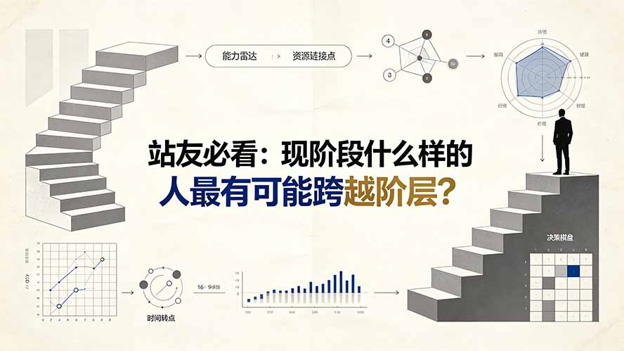 (19475期)付费文章:站友必看:现阶段什么样的人最有可能跨越阶层?-低成本创业项目大全|短视频带货+AI副业变现|知行创业网