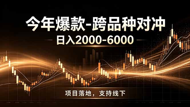 (19179期)全新跨品种对冲模式上线!日稳定盈利 2000-6000,合规长久可批量放大-低成本创业项目大全|短视频带货+AI副业变现|知行创业网