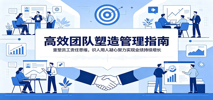 高效团队塑造管理指南:重塑员工责任思维,识人用人凝心聚力实现业绩持续增长-低成本创业项目大全|短视频带货+AI副业变现|知行创业网