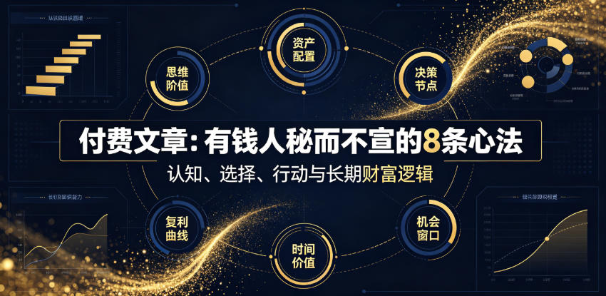 付费文章：有钱人秘而不宣的8条心法-低成本创业项目大全｜短视频带货+AI副业变现｜知行创业网