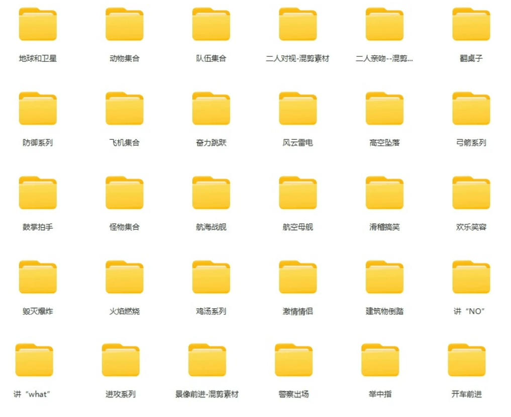图片[2]-【影视剪辑素材合集】15800+高清混剪卡点｜热门影视精彩片段｜人物/城市/场景全覆盖，中文分类清晰-低成本创业项目大全｜短视频带货+AI副业变现｜知行创业网
