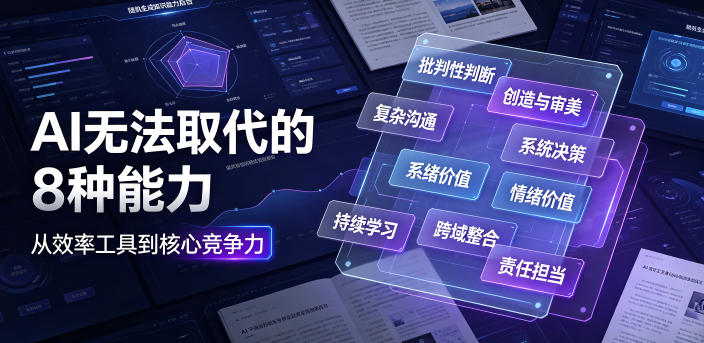 付费文章：AI无法取代的8种能力-低成本创业项目大全｜短视频带货+AI副业变现｜知行创业网