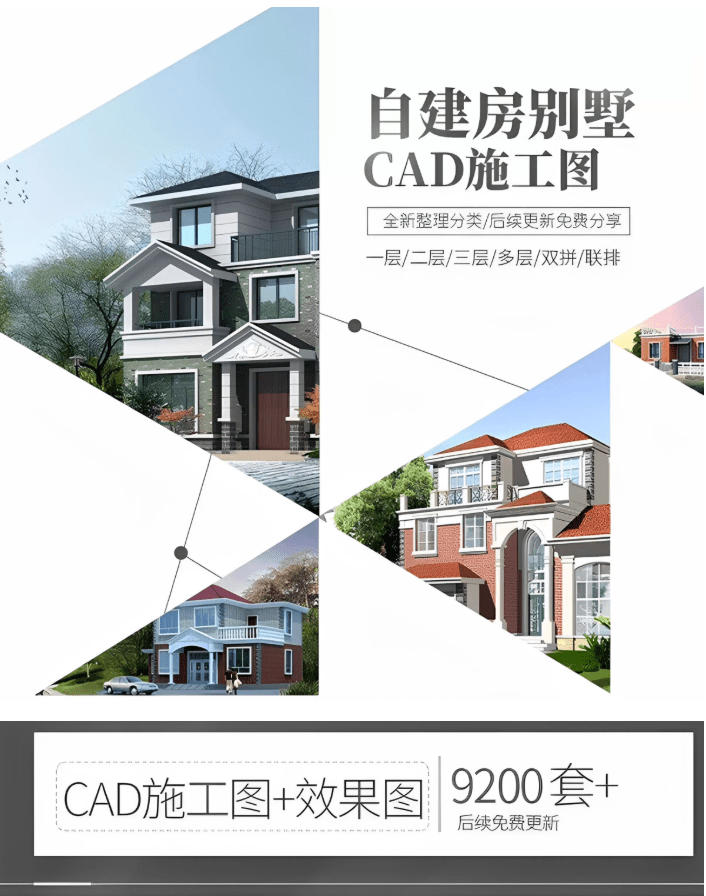 图片[2]-付费购买素材！2026新整理新农村自建房设计图，图纸CAD施工图合集，超18700+套，自建房屋图纸-低成本创业项目大全｜短视频带货+AI副业变现｜知行创业网