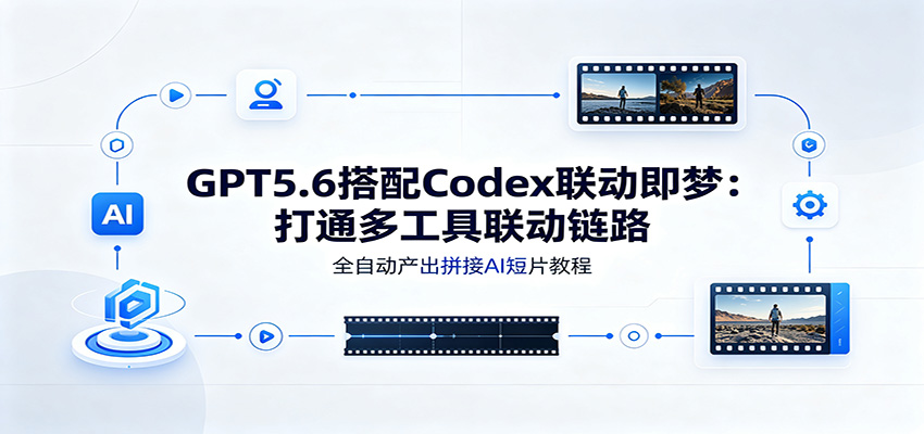 GPT5.6搭配Codex联动即梦:打通多工具联动链路,全自动产出拼接AI短片教程-低成本创业项目大全|短视频带货+AI副业变现|知行创业网